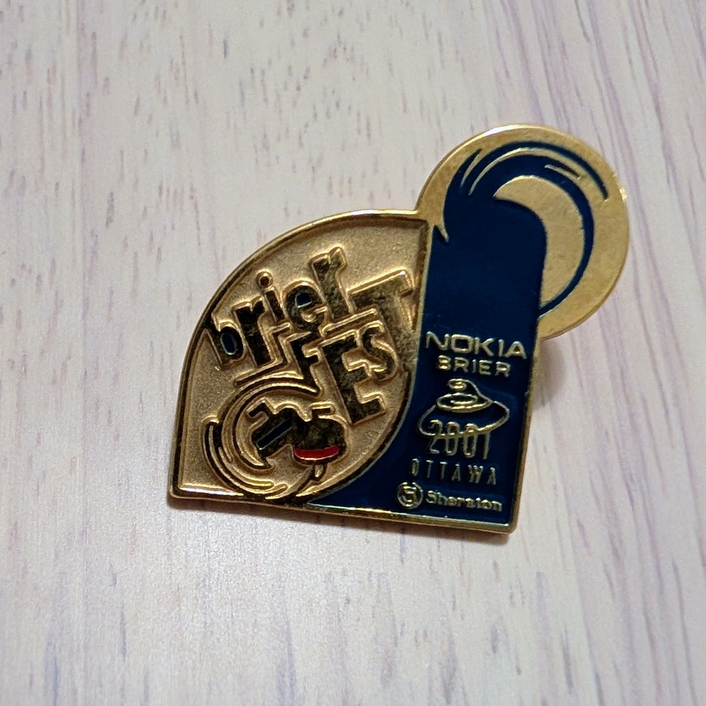 Brand New Nokia Brier 2001 Ottawa Sheraton Pin